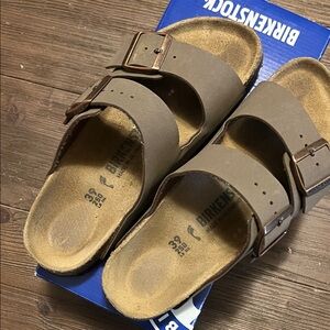 Birkenstock Tan Double-Strap Sandals